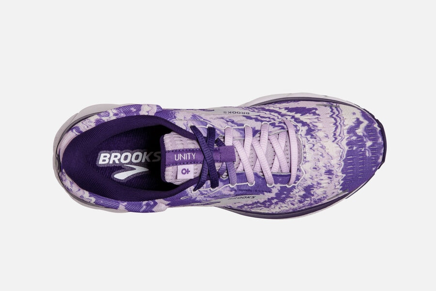 Brooks Running Shoes Womens Purple/Silver/Black - Ghost 13 Road - 9063-UDAYM